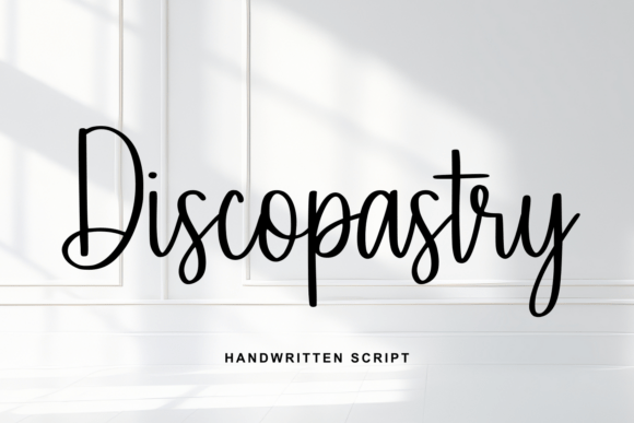 Discopastry: The Sweet Handwritten Script for Creative Projects