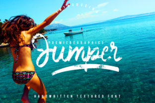 Jumper: The Bold, Textured Script for Fierce Branding