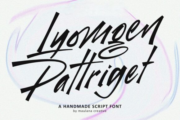 Lyomgen Pattriget: A Bold Handmade Script for Impactful Design
