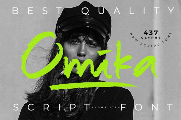 Omika: The Bold Script Font with Authentic Character