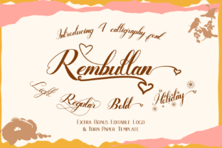 Rembullan: The Creative Font for Standout Designs
