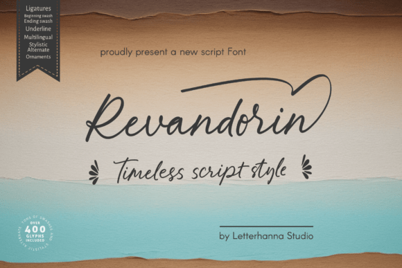 Revandorin: The Bold Script Font for Powerful Branding