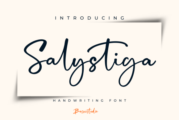 Salystiga: An Elegant Script for Handcrafted Design