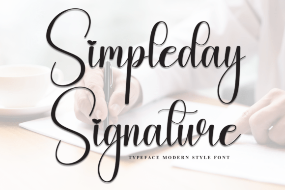 Simpleday Signature: A Font That Feels Like You Wrote It