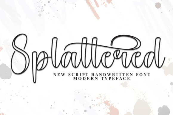 Splattered: The Energetic Script Font for Standout Branding