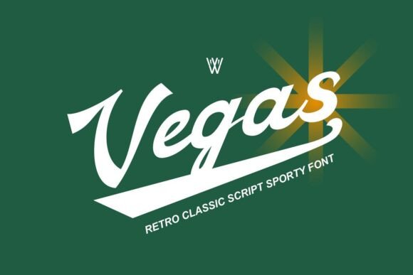 Vegas: A Bold Return to Retro Script Typography
