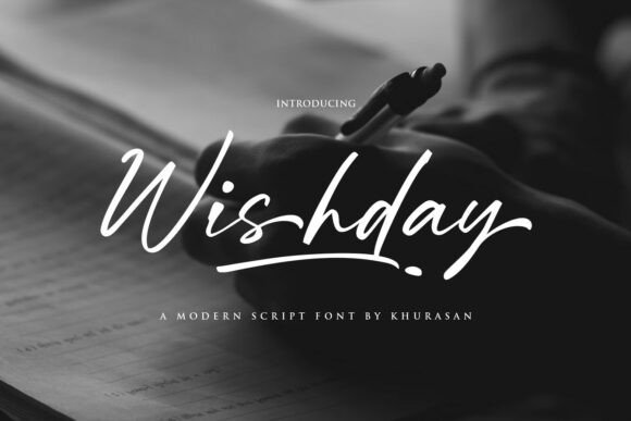 Wishday: The Modern Handwritten Font for Authentic Branding